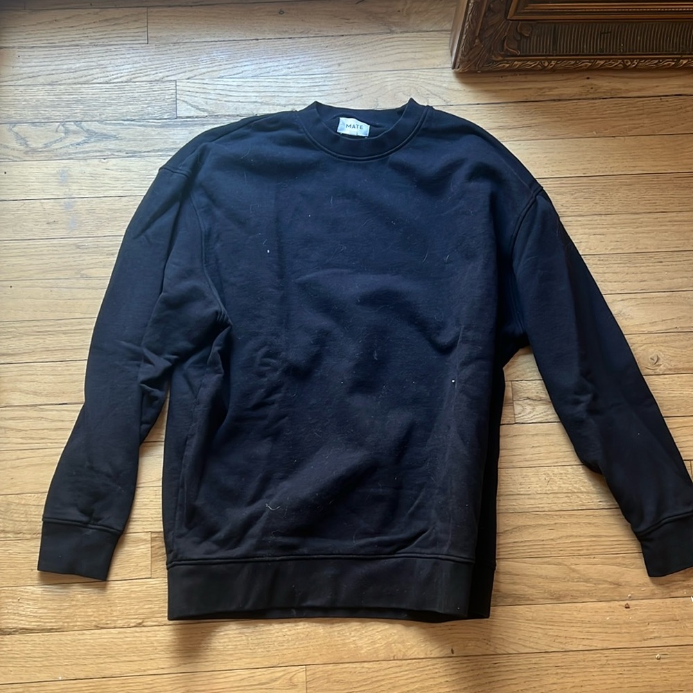 Mate the Label oversized black sweatshirt size xs/s
